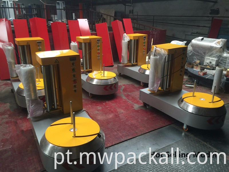 Máquina de embalagem de bagagem automática e estiramento mecânico de nova condição da fábrica de máquinas myway